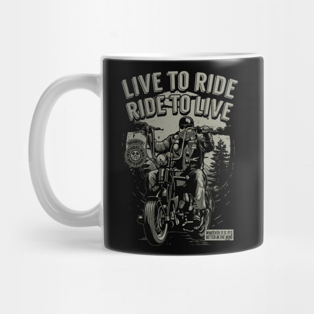 Ride2Live by Dark Planet Tees